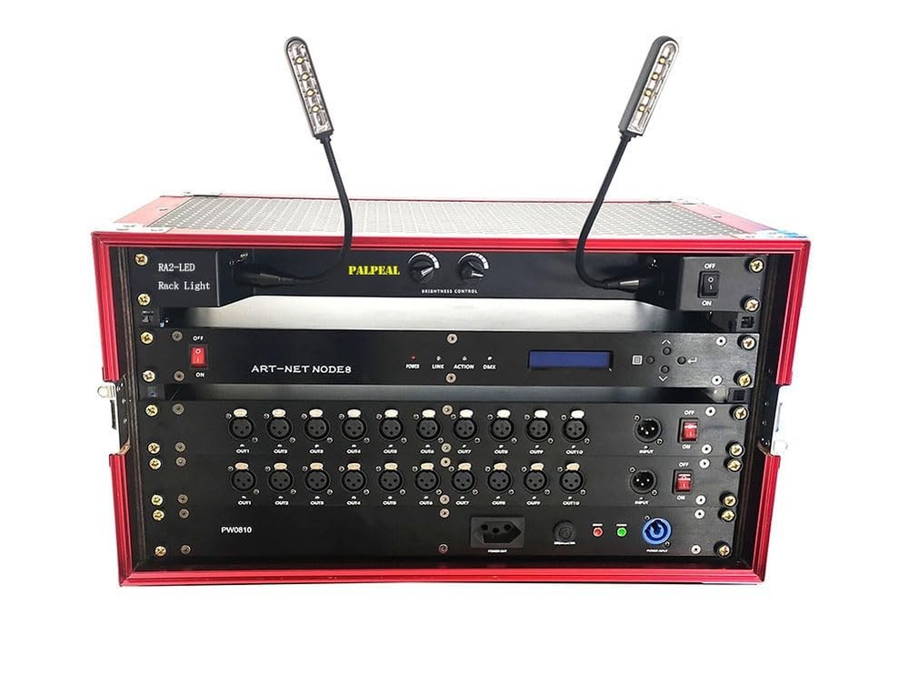 Dual 16Inch LED Gooseneck Rack Lights with Adjustable Brightness Control