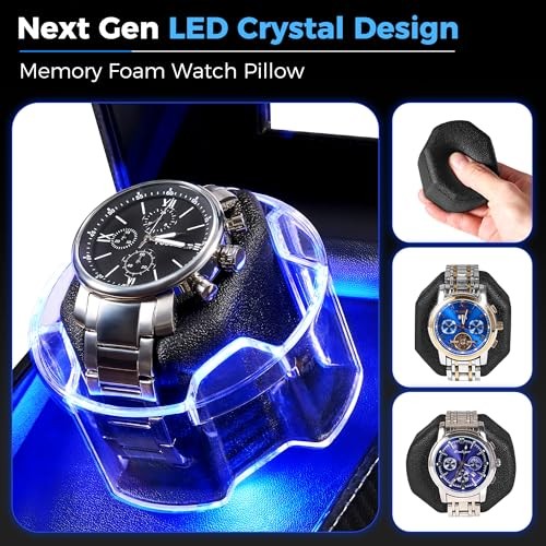 Watch Winder for Automatic Watches, 4 Modes Double Automatic Watch Winder box