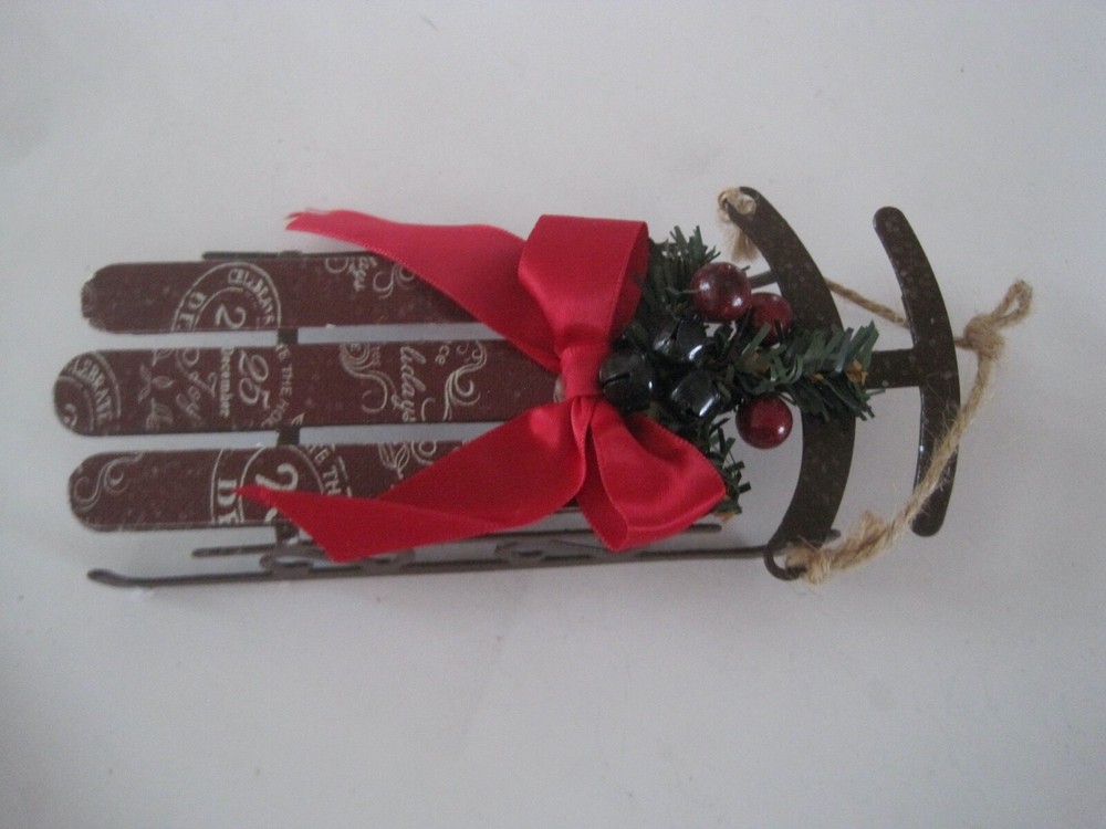 Metal December 25 Sled