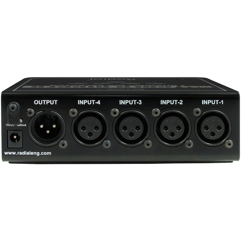 Radial Gold Digger Passive 4-Channel Mic Selector