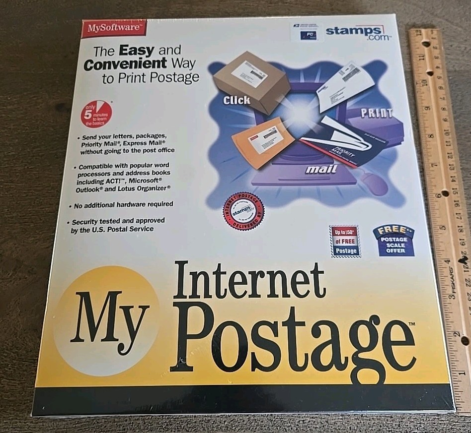 New My Internet Postage Software Windows 95/98 CD-ROM Print Postage Home See All