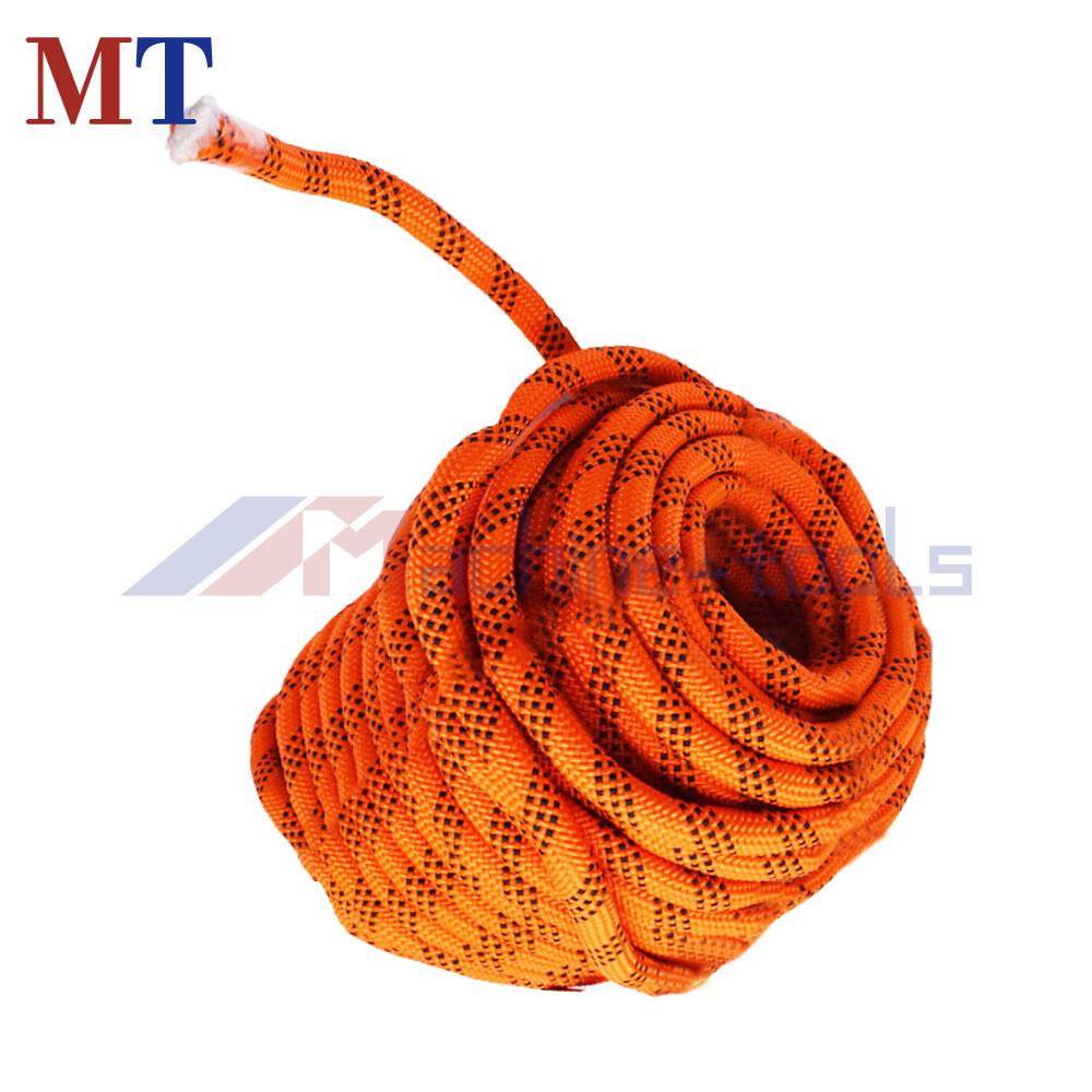 1/2" × 100' Bull Rope Breaking Strength 6180Lbs Double Braid Polyester Rope