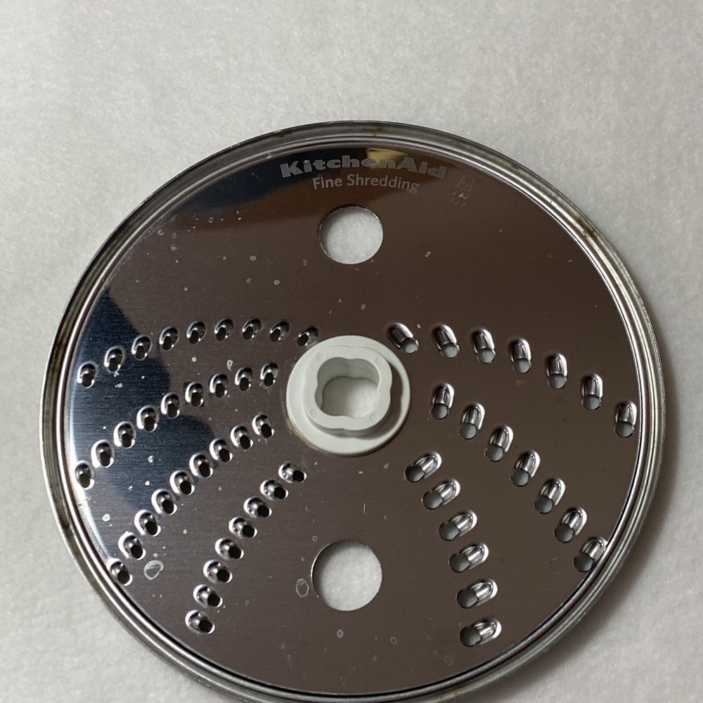 KitchenAid Food Processor Parts Reversible Medium Fine Shredding Disk Stainless