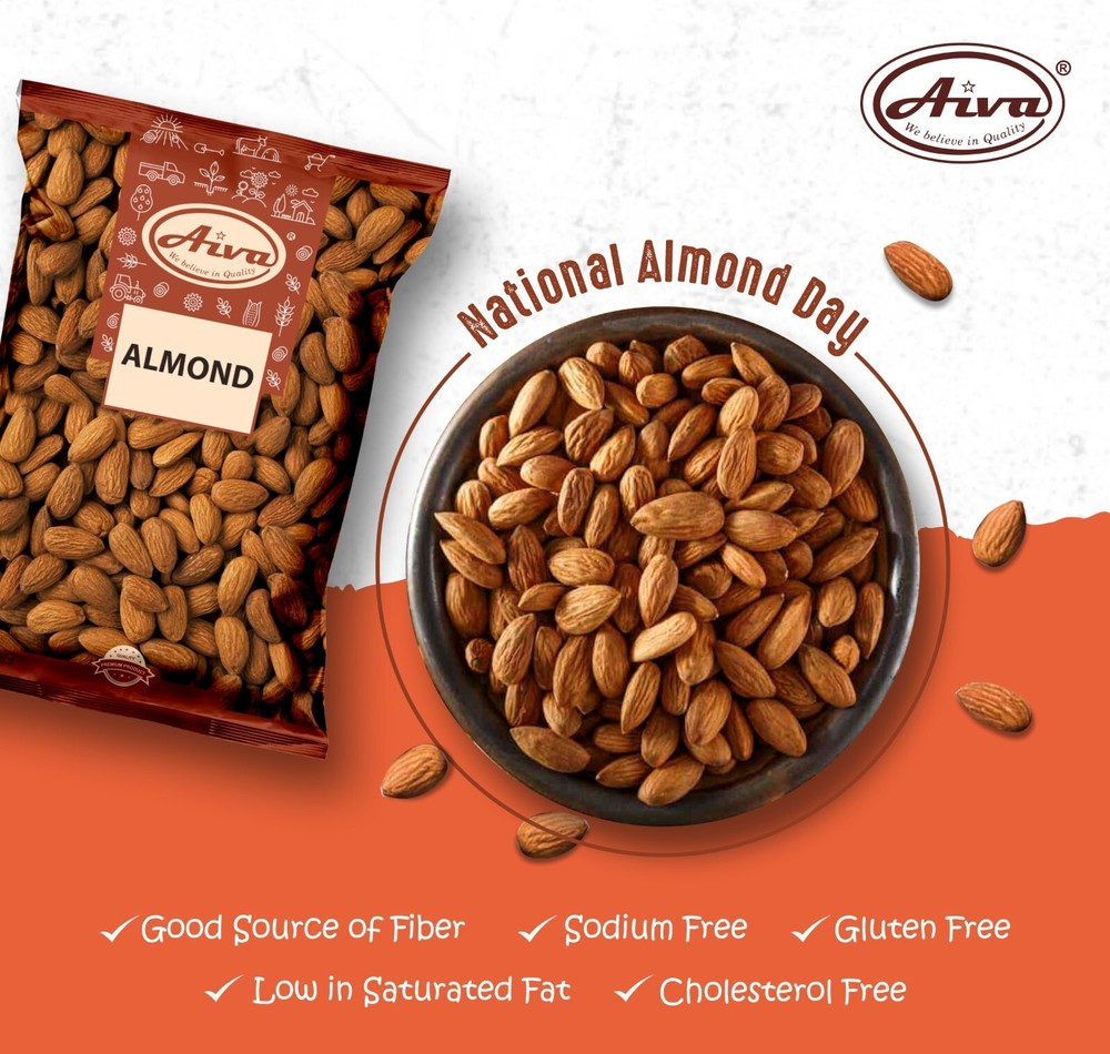Aiva Raw Almonds 10 LB