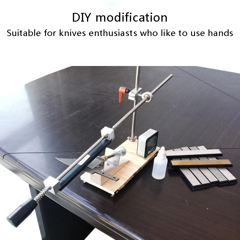 Metal Fixed Angle Knife Sharpener Flip Chuck Conversion Home Kitchen Tools