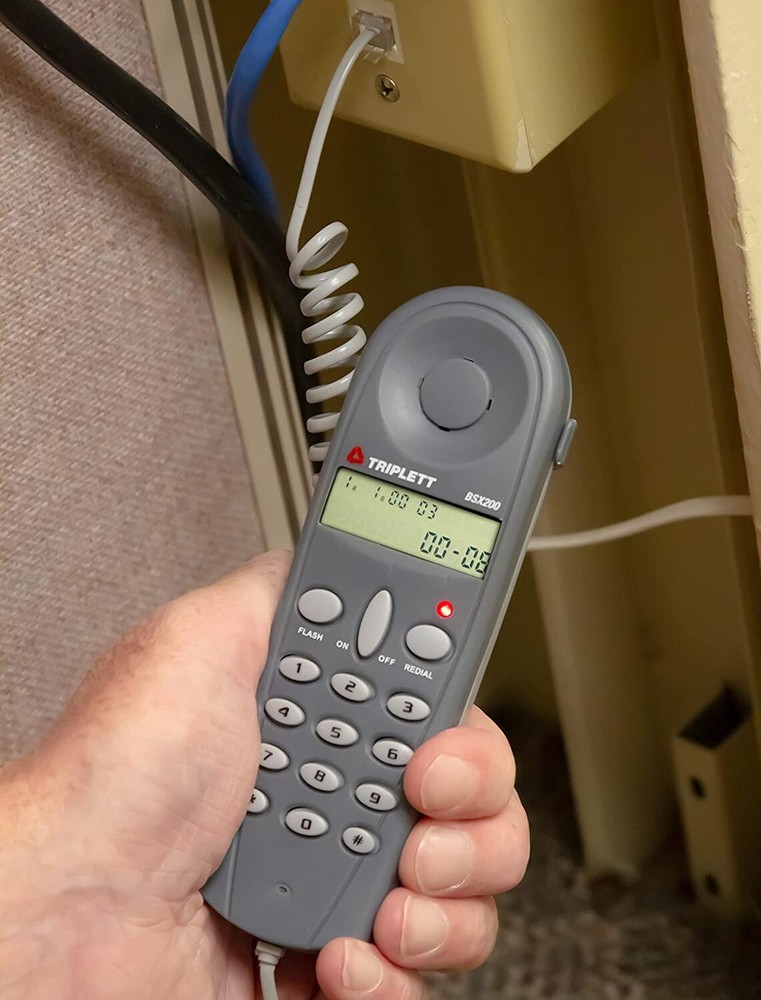 Triplett Byte Brothers Basic Telephone Test Set / Butt Set RJ11 Adapter (BSX200)