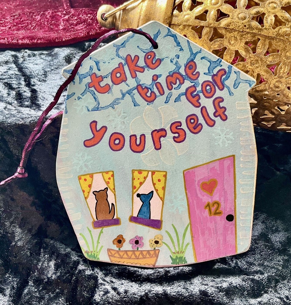 Wooden Hand painted Keepsake Message Board With Easel, Special Gift