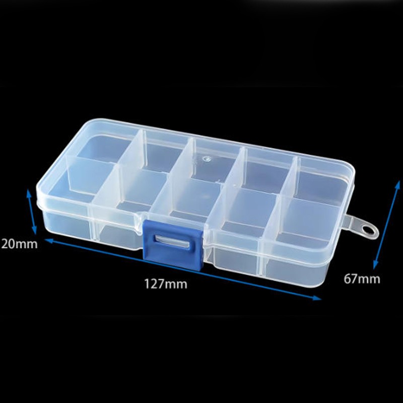 For Sensor kit 10-Compartment RFID plastic box component box