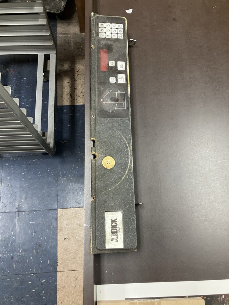 AB Dick 9840 Control Panel