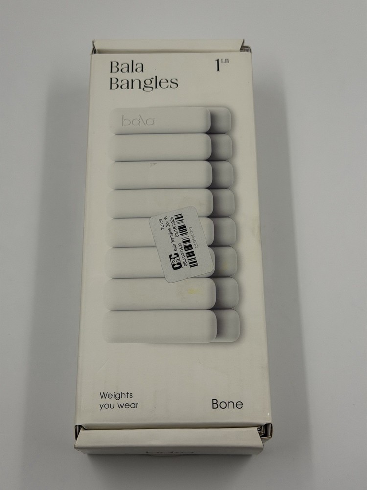 ‎Bala Bala Bangles 2PC Wrist & Ankle Weight Set - 1LBS - Bone. Great Condition.