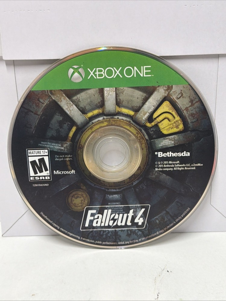 Fallout 4 Bethesda- Disc Only - Xbox One Ships Today ( No Tracking)