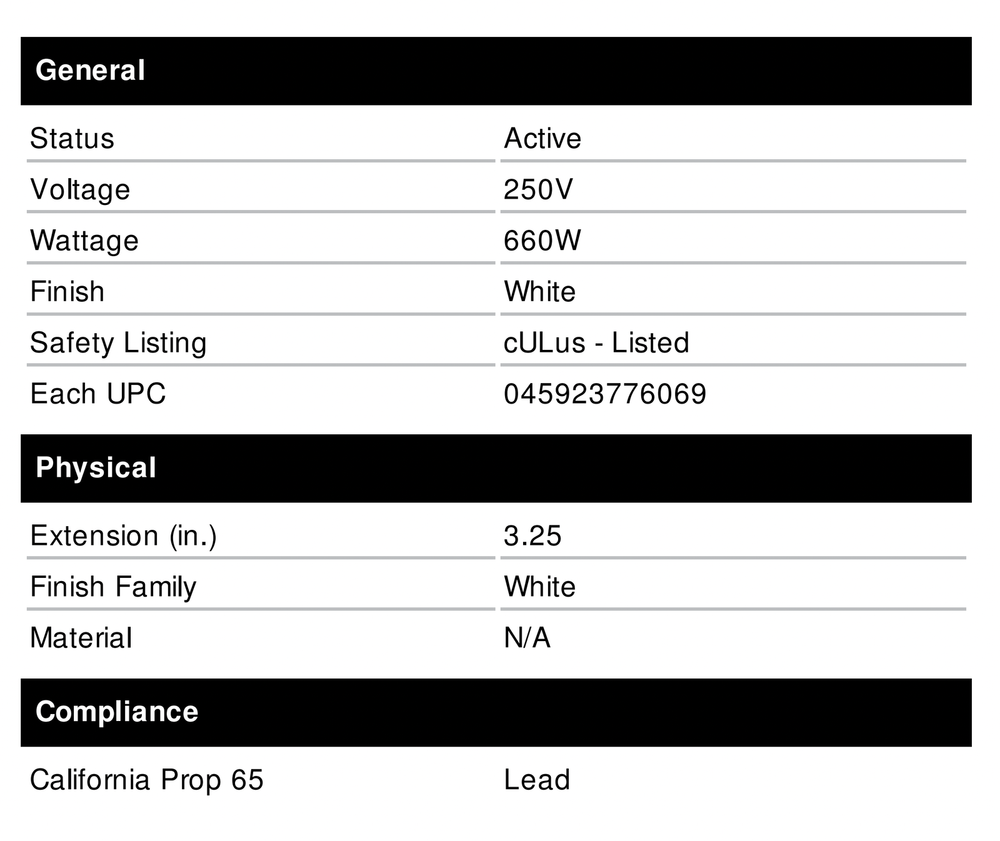 Satco SF77-606 - 77606 - Swivel Socket Base Extender