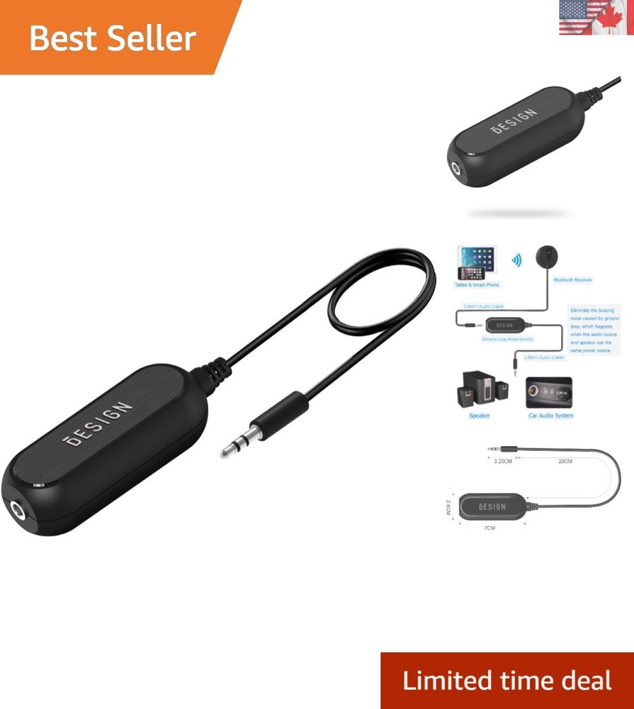 Portable Ground Loop Isolator 2-Pack - Say Goodbye to Audio Buzzing Issues
