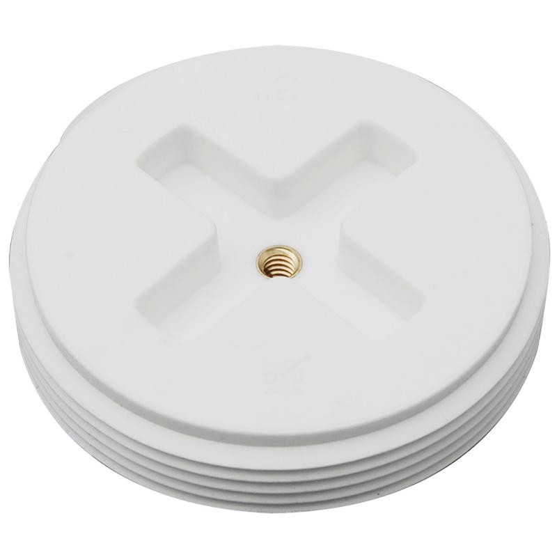 Sioux Chief 878-30PK Polypropylene Countersunk Slotted Cleanout Flush Plug 3 in.