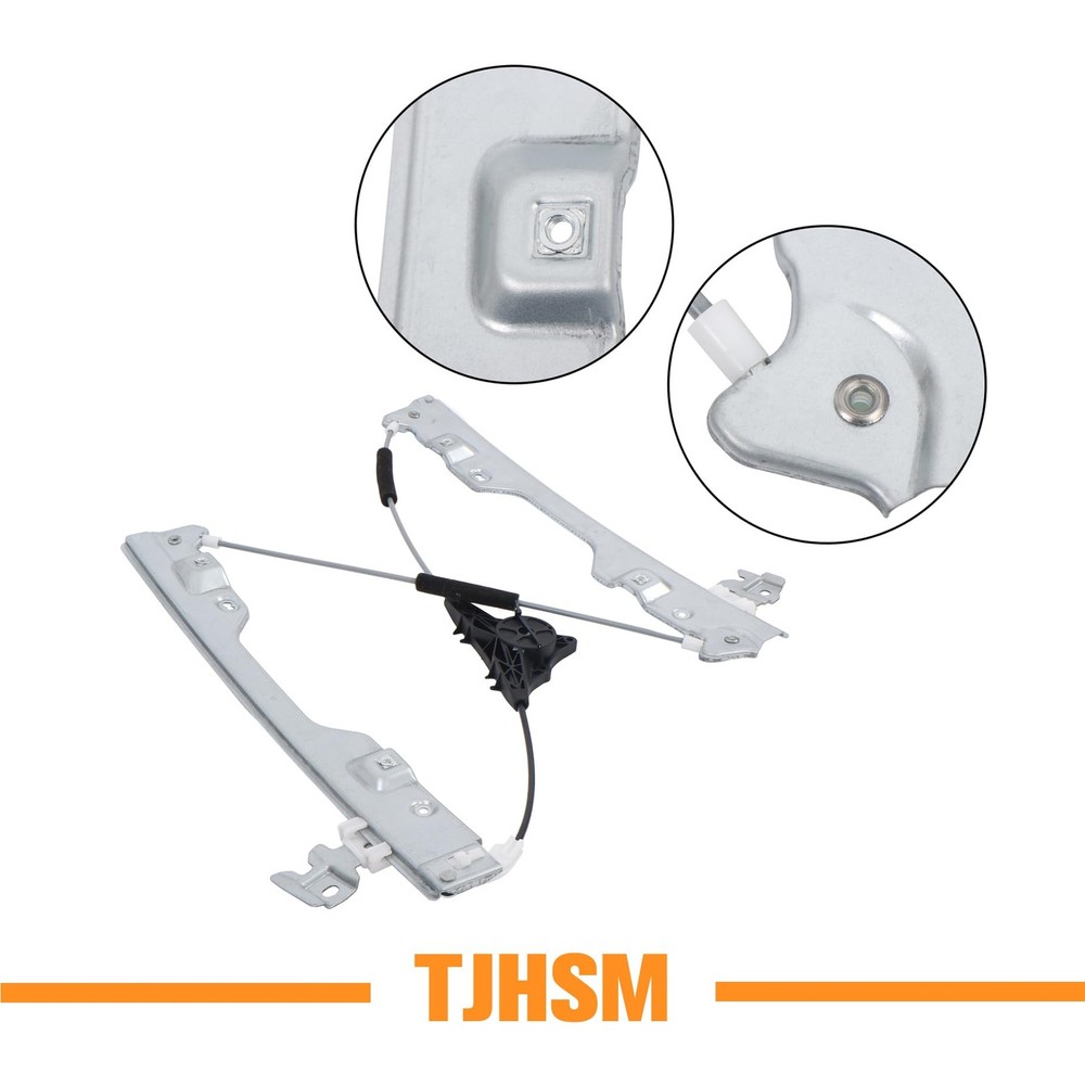 Power Window Regulator without Motor Front Passenger Side Replacement
