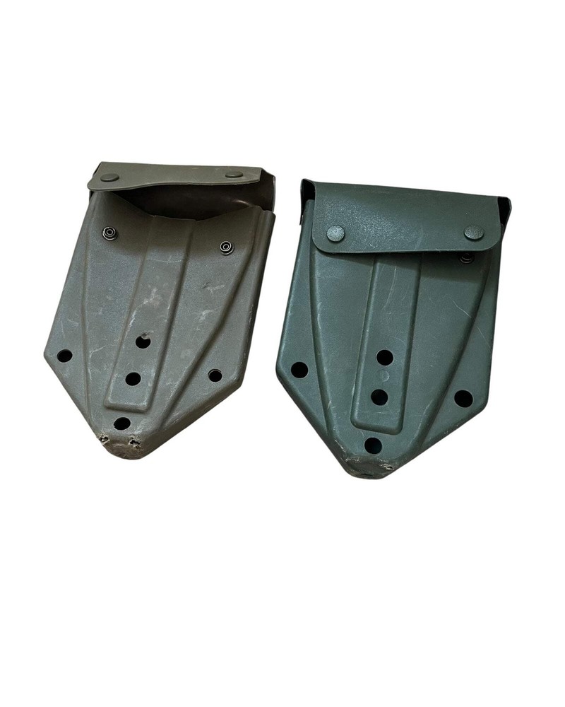 British Army folding entrenchment shovel cases spade