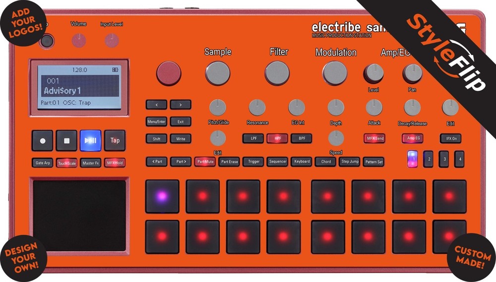 Korg Electribe Sammpler | Custom | Protective Decal | StyleFlip Skins