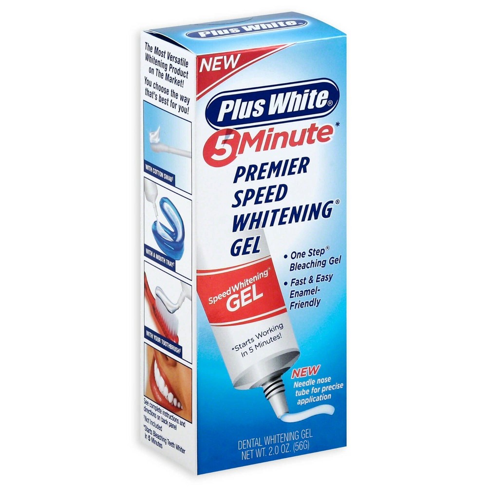 Plus White Premier 5 Minute Speed Teeth Whitening Gel 2 Oz