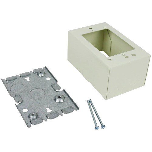 Wiremold V5744S Deep Switch and Receptacle Ivory Box