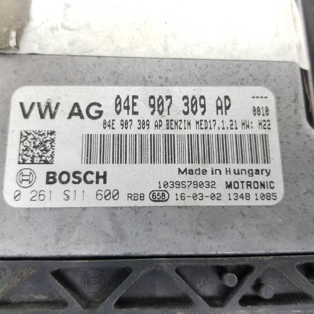 16-17 JETTA Engine Control Module Computer ECU ECM PCM - 04E 907 309 AP