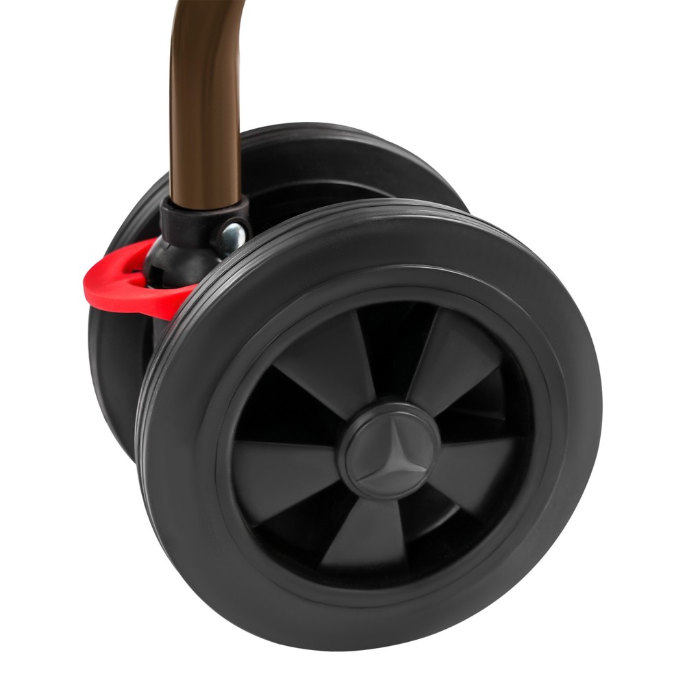 Foldable Rollator Walker with Seat, 330 lbs Capacity, Padded Seat & Backrest