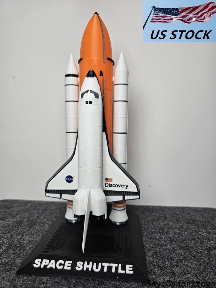 1:200 Scale NASA Space Shuttle Model Painted Finished Set Static Display