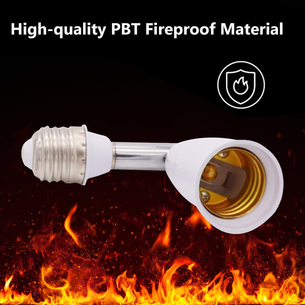 E26/E27 Light Converter Socket Extender Adjustable Vertical 90°Horizontal 360°