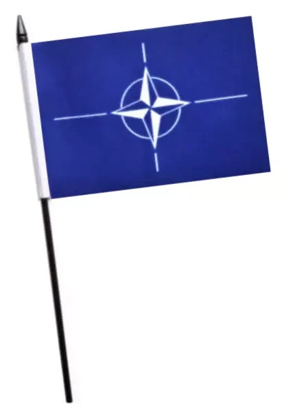 NATO Small Hand Flag (6" x 4")