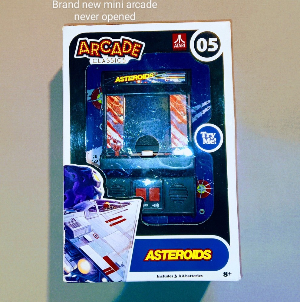 Asteroids Arcade Classics 05 Mini Handheld Atari Arcade NEW IN BOX!