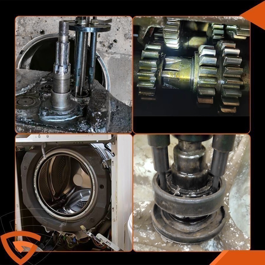 21 in1 Bearing Disassembly Puller Inner Hole Removal Tool Three-jaw Puller */