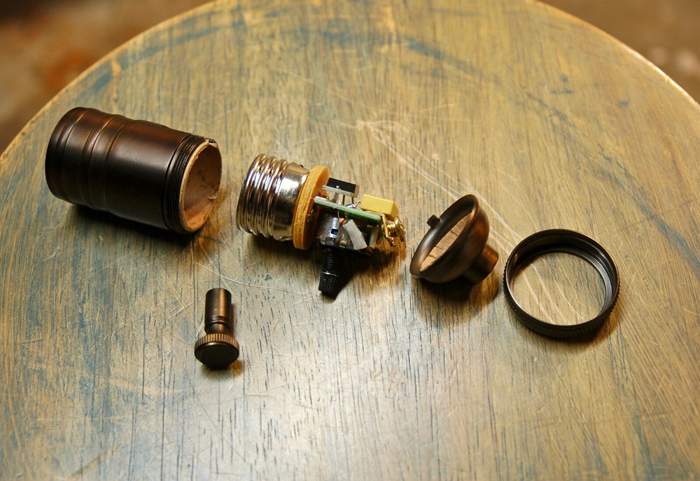 Dimmer light socket internal unit -Replacement dimmable interior & cardboard set