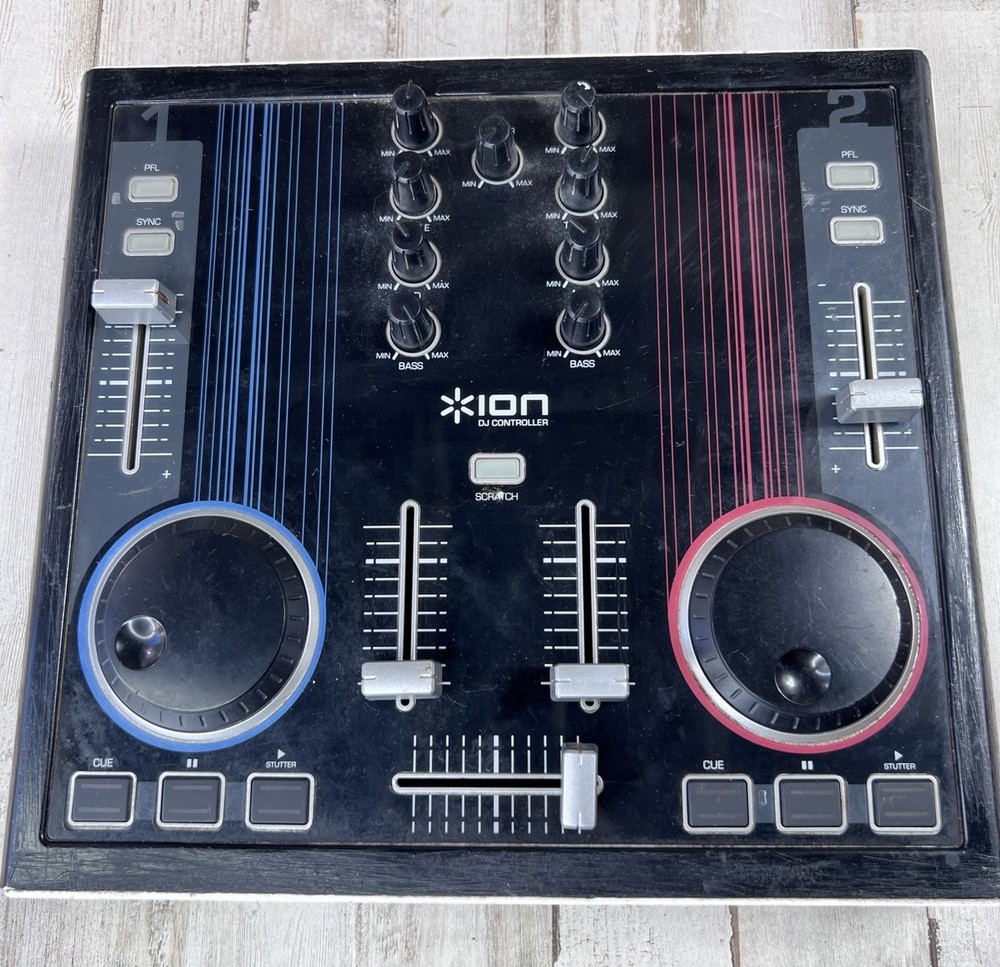 Ion Control DJ Double Mixing Deck w/ USB Cable (Missing AC Adapter)