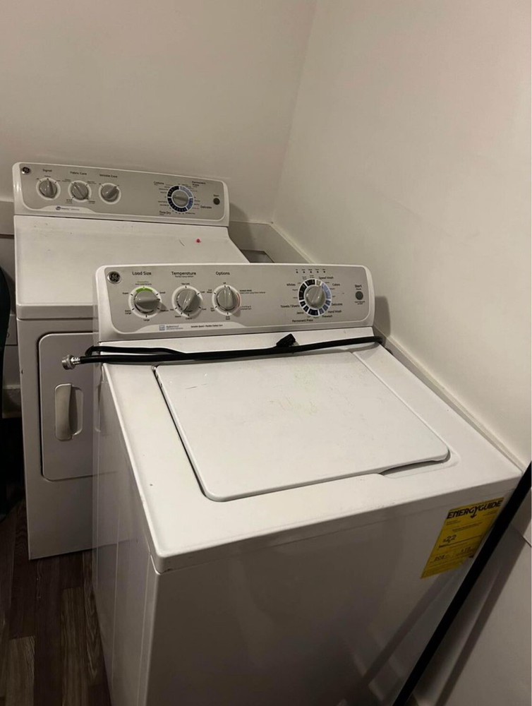 washer and dryer side by side