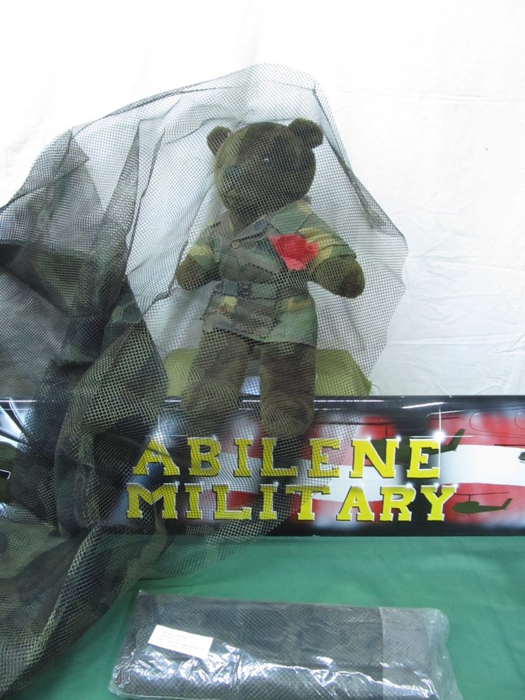 Individual Woodland Camouflage Net, 96" x 60" Military Camo Netting 5ft x 8ft