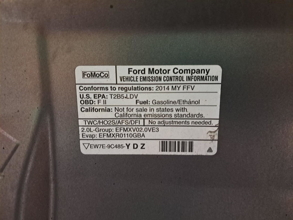 2014 Focus Brake Master Cylinder Sku#4179946