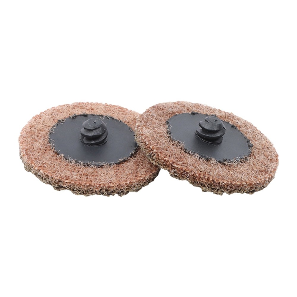 25 Pcs 2" Tan (Coarse) Prep Pad Discs Surface Conditioning Quick Change Discs