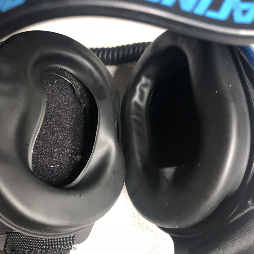 Racing Radios Diversified Electronics Headset 9930 Blue And Black / Tested