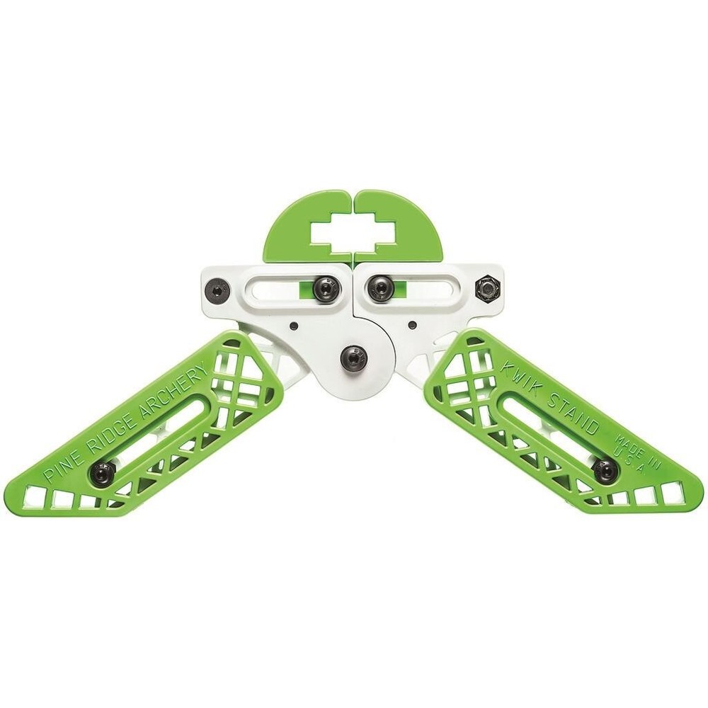 Pine Ridge Archery  Kwik Stand Bow Kickstand, White Lime Green