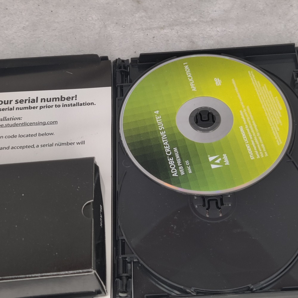 Adobe Creative Suite 4 Web Premium Mac OS Dreamweaver software