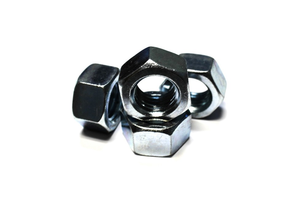 (10) 3/4"-10 Hex Nuts - Grade 2 - Zinc