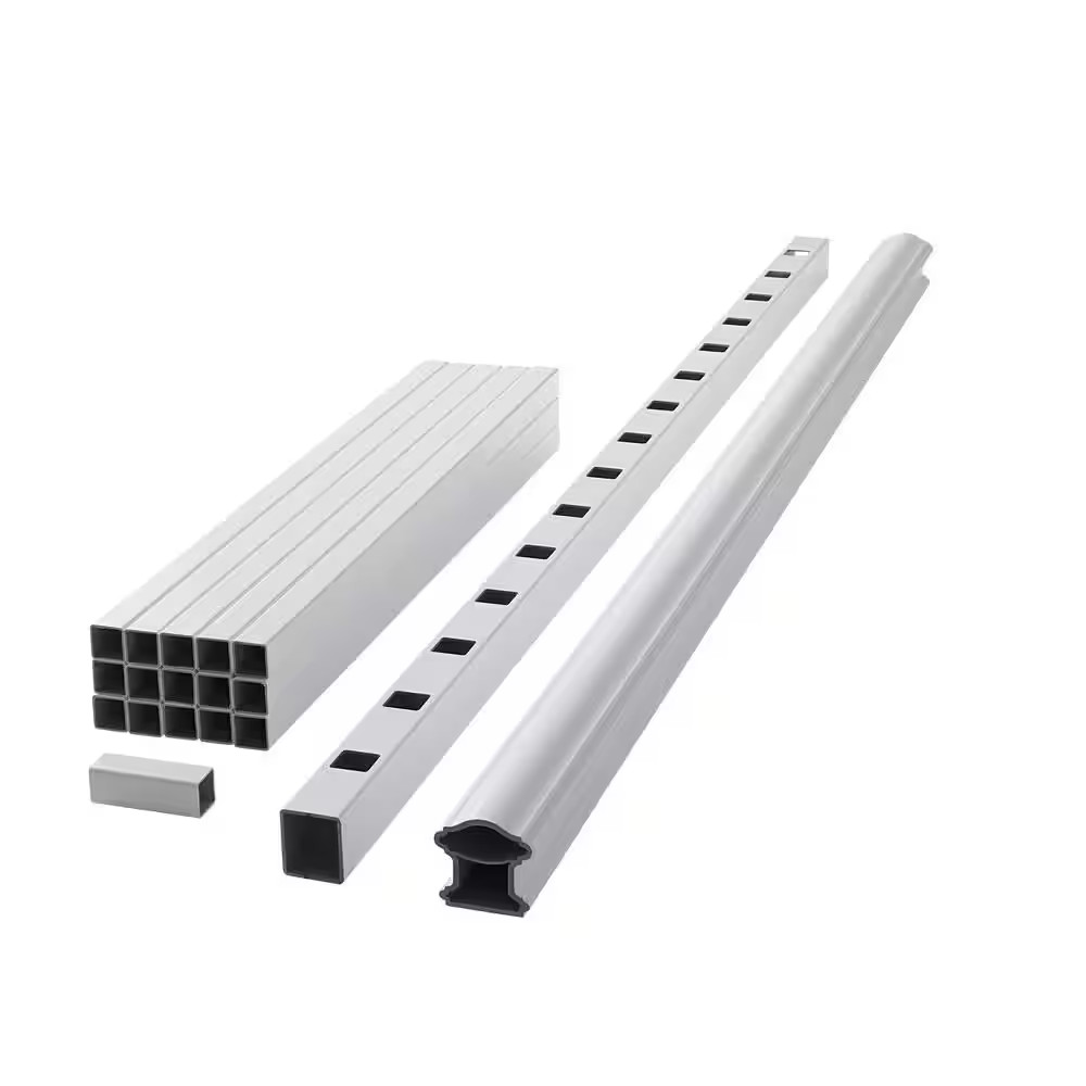 Armorguard Classic 70 In. White Composite Rail Kit