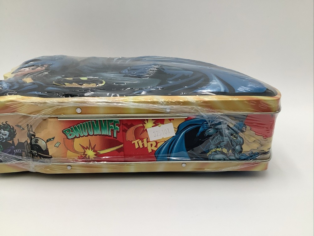 Batman Cartoon Network Tin Lunchbox Sealed WB DC Comics Candy Box