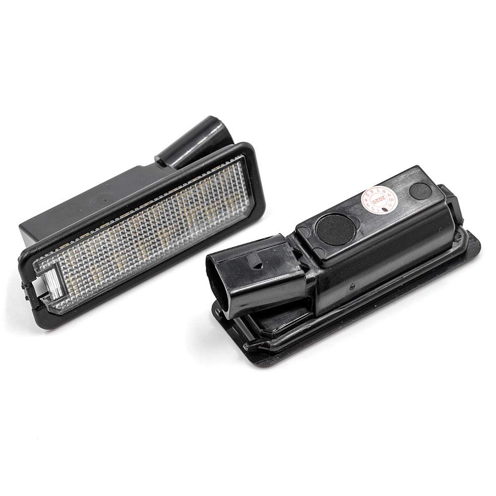 LED License Plate Lights Xenon White Error Free Fits VW Models 2PCS