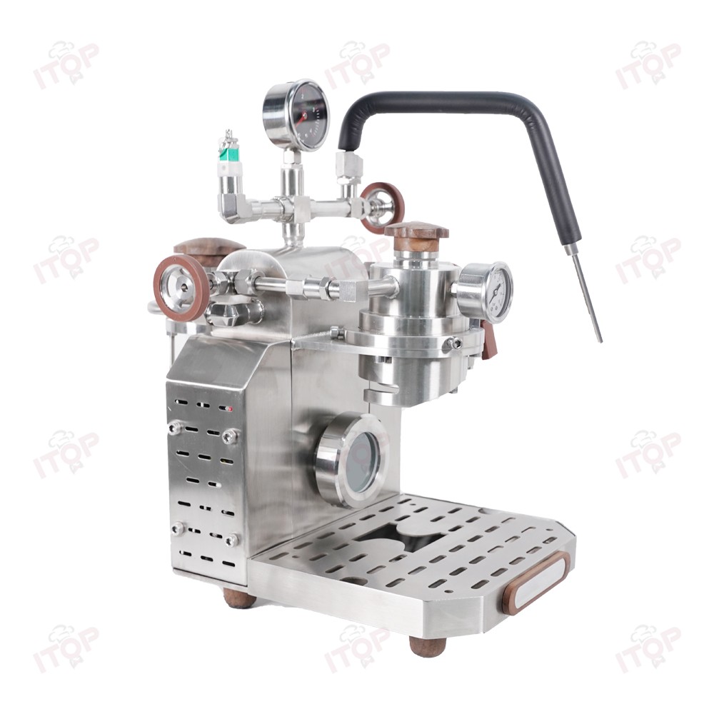 Pneumatic Coffee Maker 12 Bar Espresso Making Variable Pressure With PID