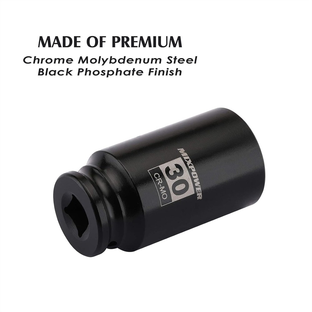 Deep Impact Socket 1 2 Inch Drive 30mm Metric