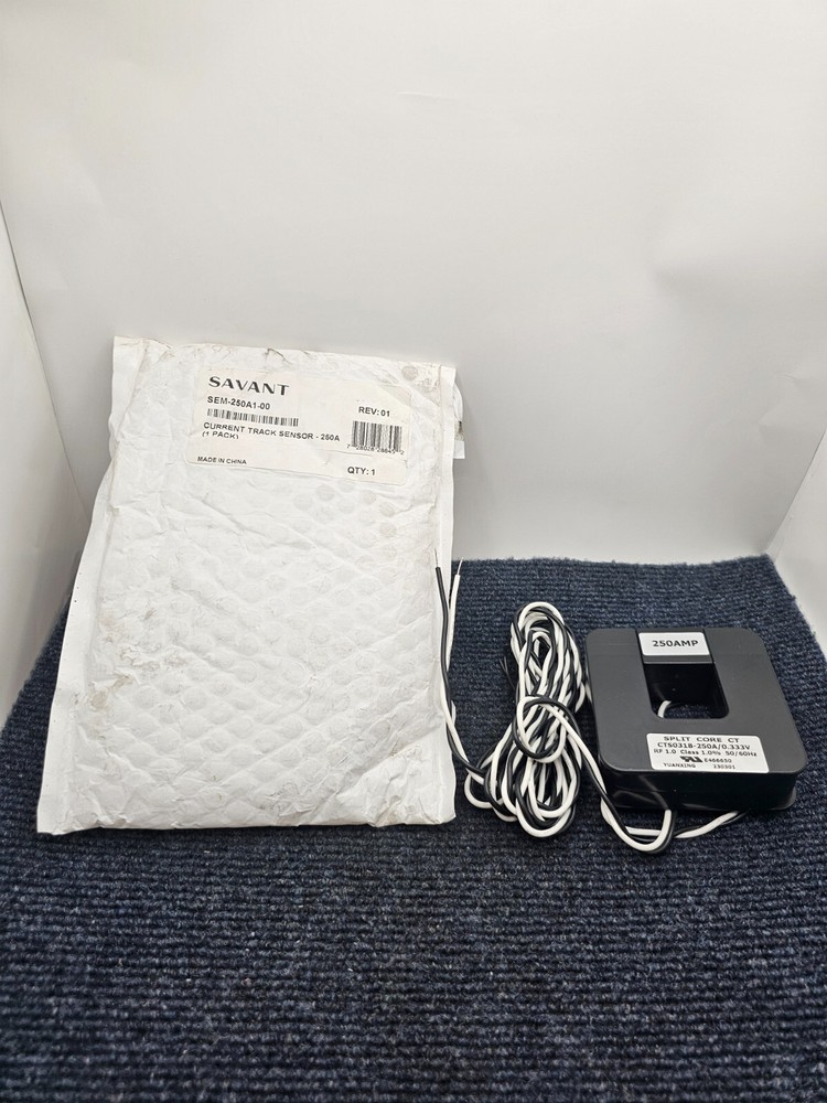 Savant SEM-250A1-00  SmartEnergy Sensor 250A, Split Core Ct