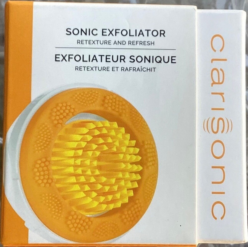 Clarisonic Sonic Exfoliator Retexture Refresh Replacement Brush Head Orange -NIB