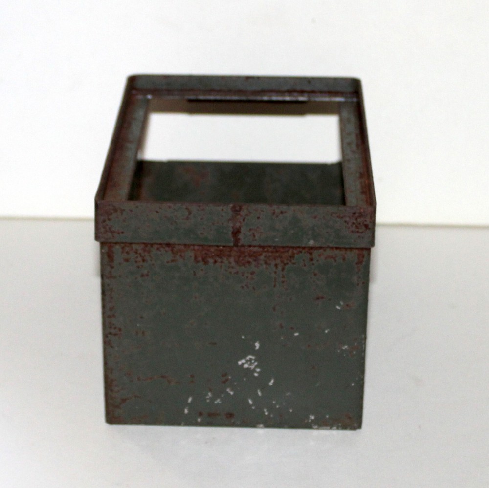 Vintage Stackbin No 0 stackable hardware organizer industrial Pawtucket green