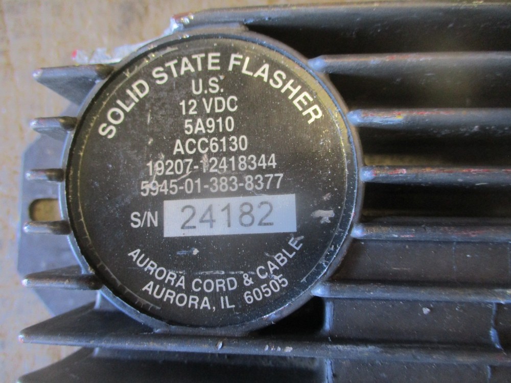 2 Solid State Flashers, Military, 1 is NOS, 1 is Used, 12v, FMTV??