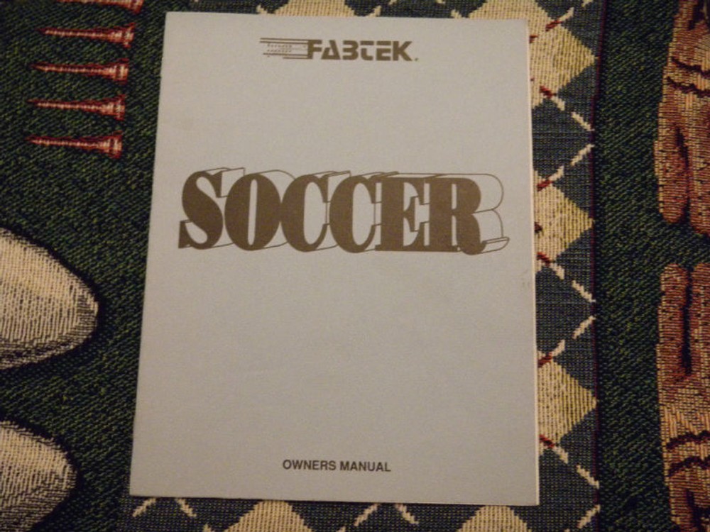 SOCCER FABTEK  game manual
